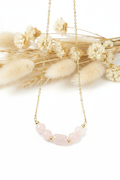 Collier Quartz Rose