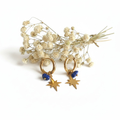 Boucles d'oreilles lapis-lazuli