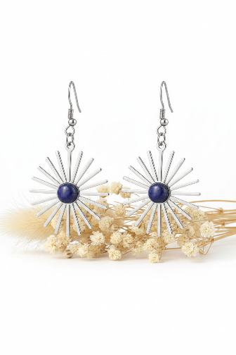 Boucles d'oreilles lapis-lazuli