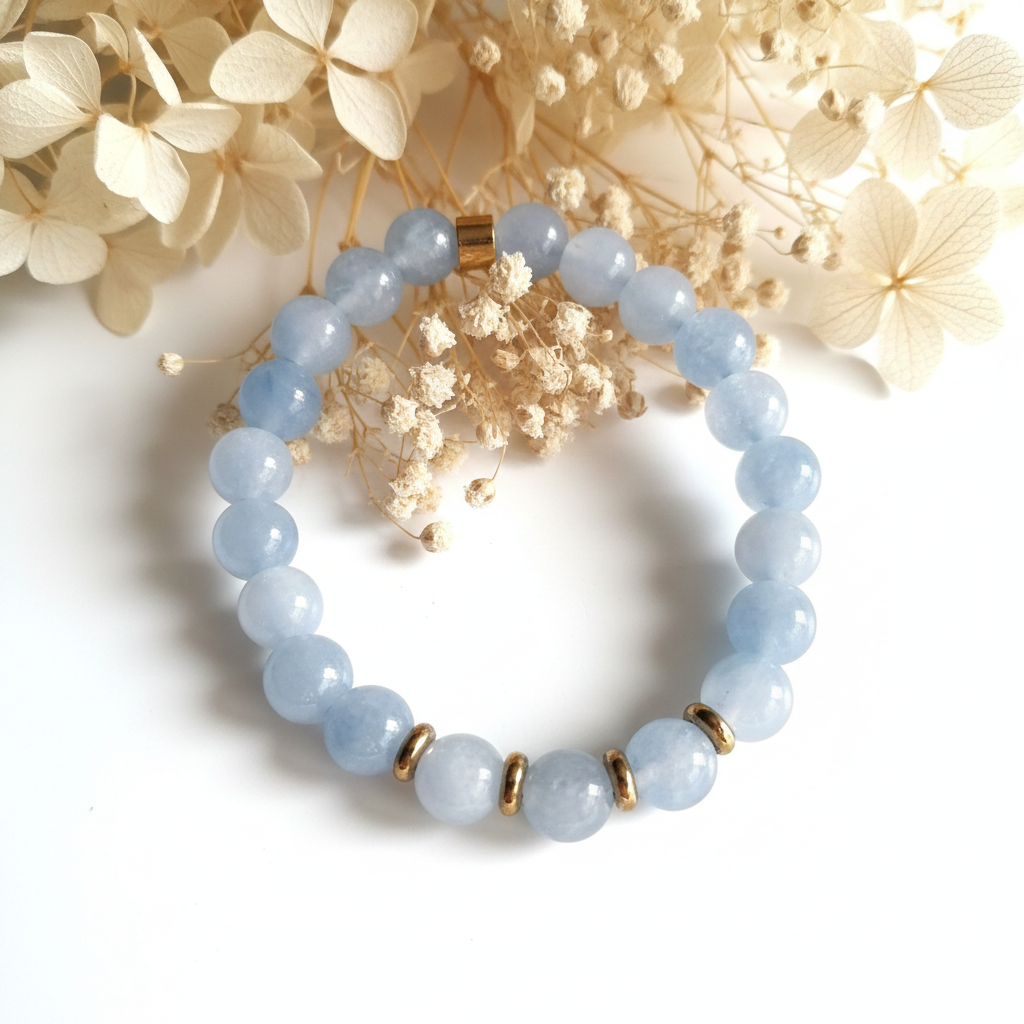 Bracelet Pierre Aigue-marine