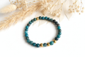 Bracelet en apatite bleue