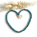 Collier Apatite Bleue