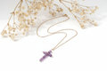 Collier Améthyste - Croix