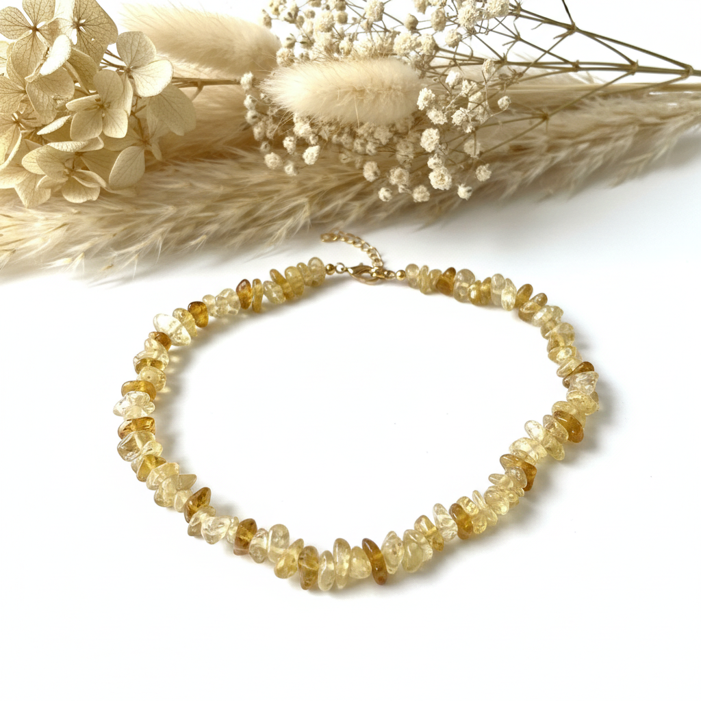 Collier en citrine