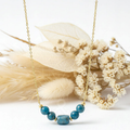 Collier Apatite Bleue