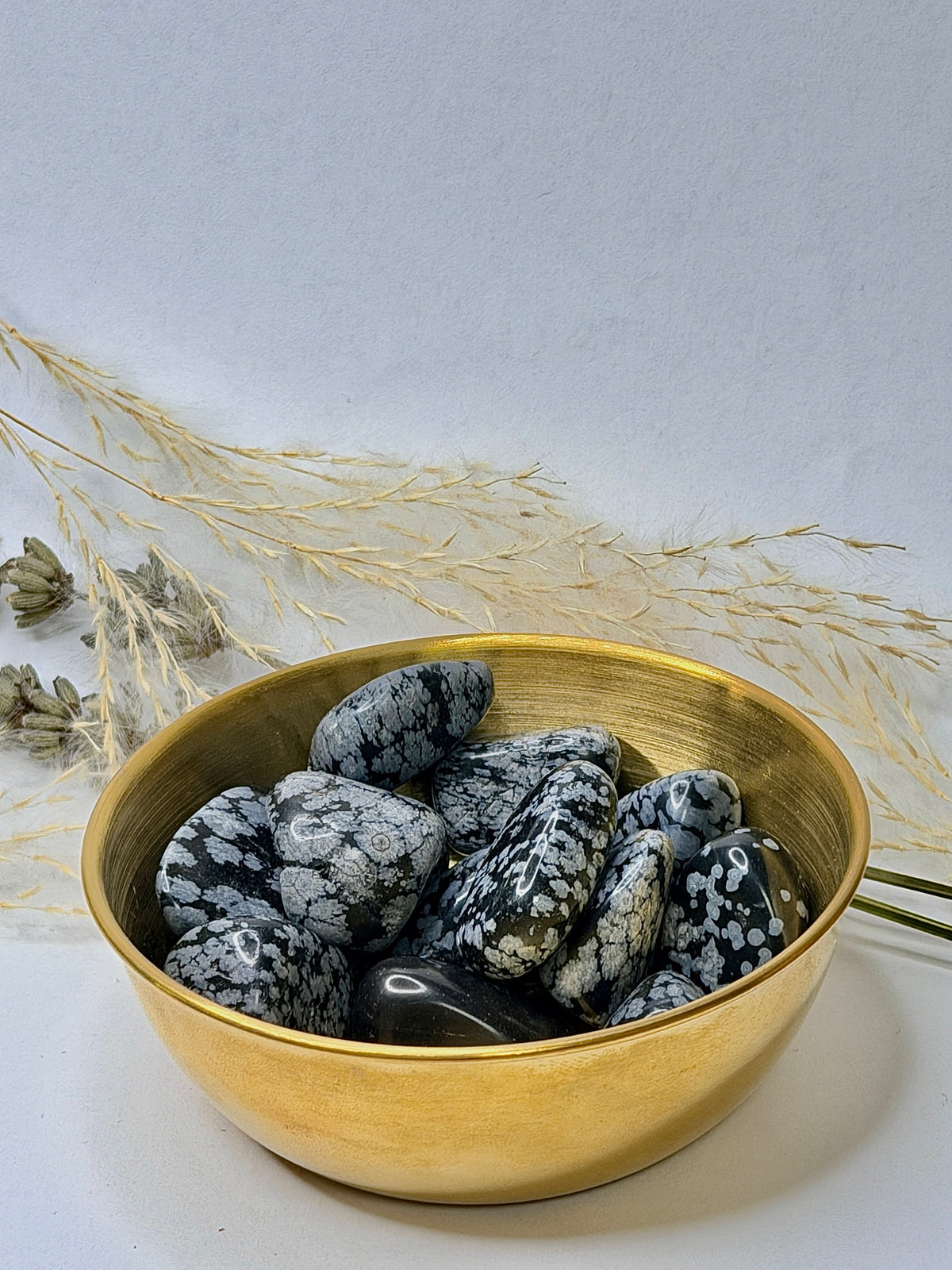 Obsidienne flocons de neige
