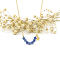 Collier en sodalite