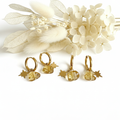 Boucles d'oreilles Citrine